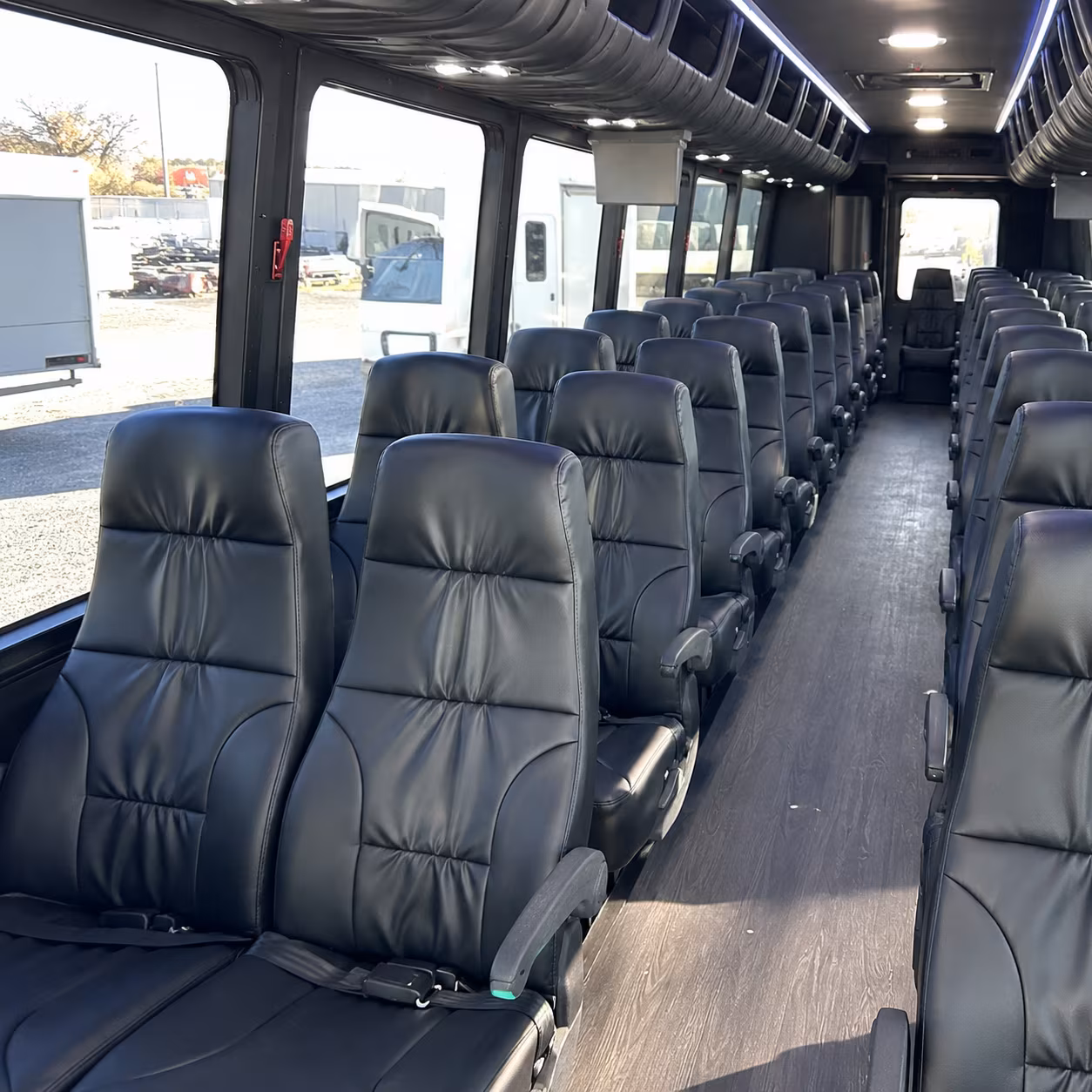 35 passenger minibus inside