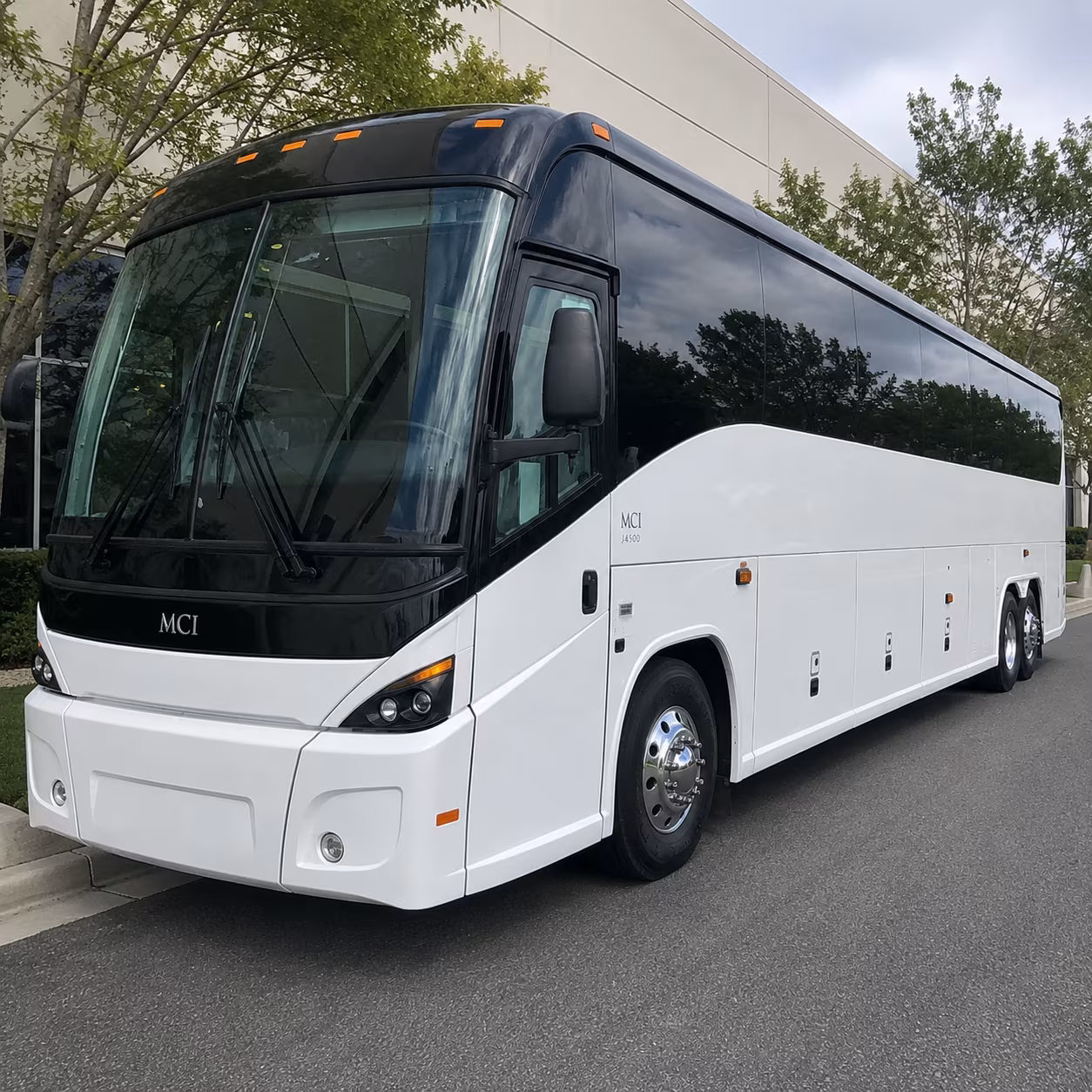 employee shuttle buses for the harmony road employment corridor