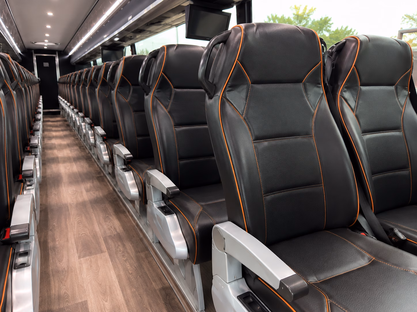fort collins charter bus rental inside