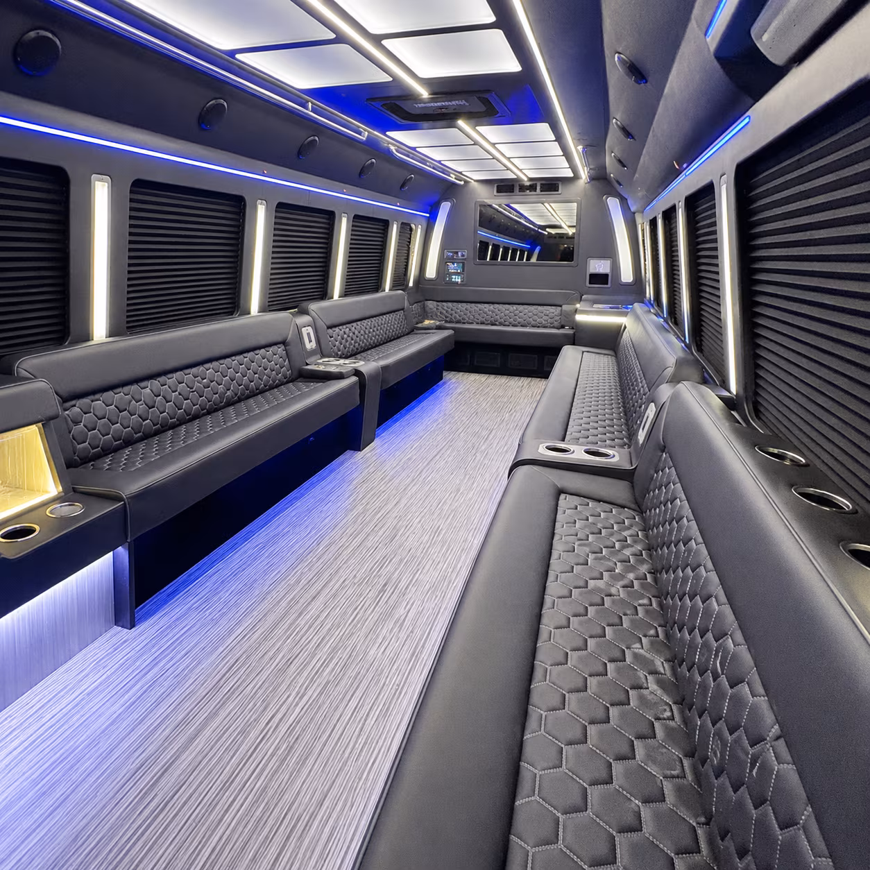 fort collins party bus rental interior